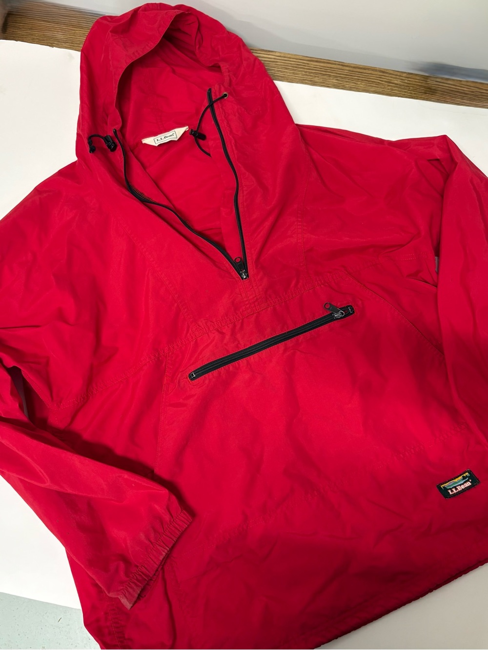 L.L. Bean | Vintage Red Pullover Anorak Jacket